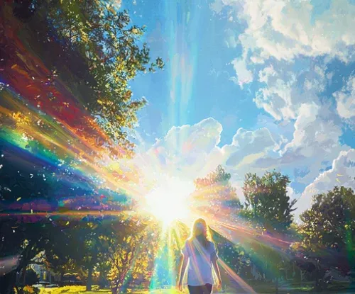 Light Walk with the Angels